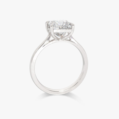 2 ctw Princess Lab Grown Diamond Solitaire Classic Engagement Ring