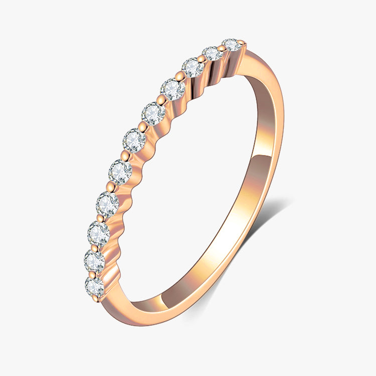 .5 ctw Round Lab Grown Diamond Eternity Wedding Band