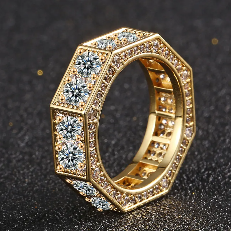 Lab-Grown Diamond Hip-Hop Ring