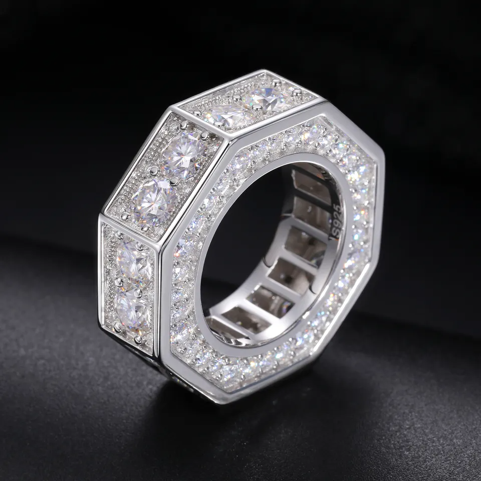 Lab-Grown Diamond Hip-Hop Ring