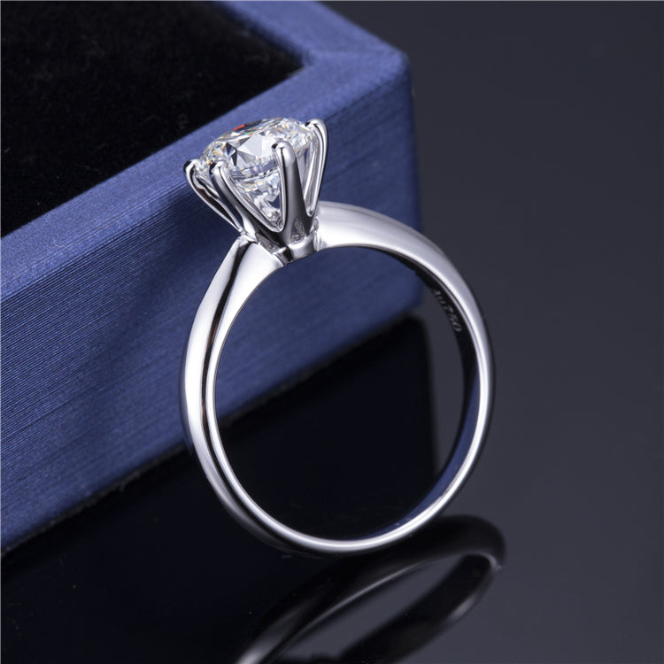 1 ctw Round Lab Grown Classic Solitaire Engagement Ring