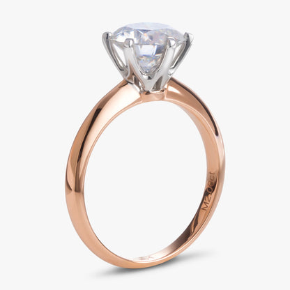 2 ctw Round Lab Grown Solitaire Engagement Ring