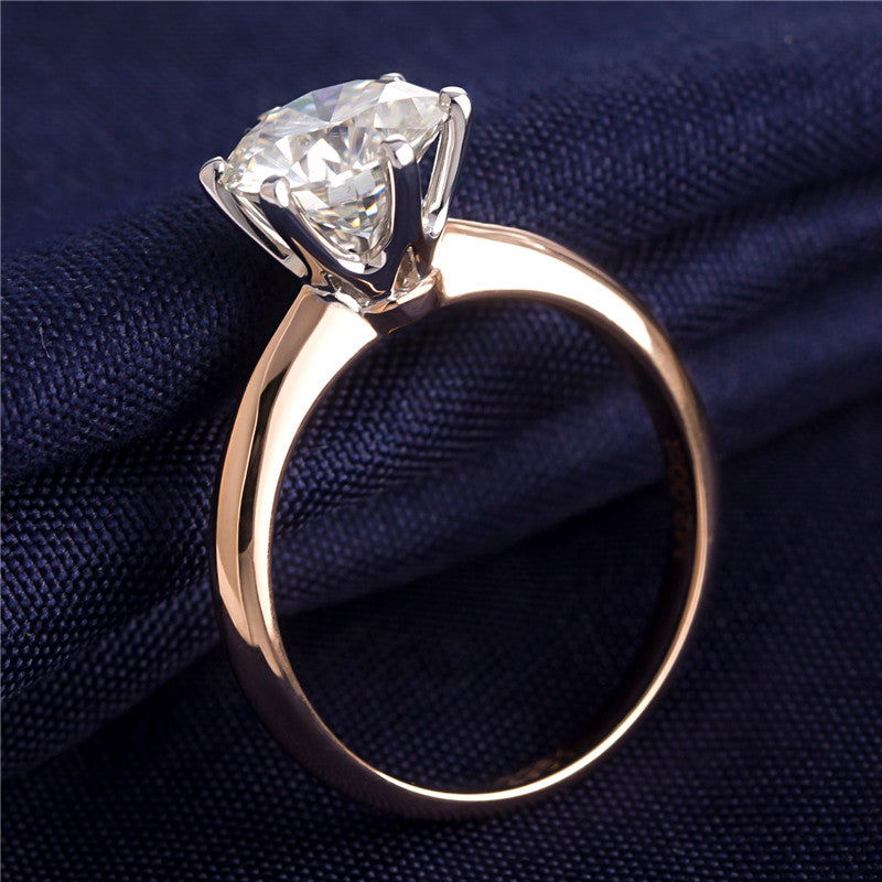 2 ctw Round Lab Grown Solitaire Engagement Ring