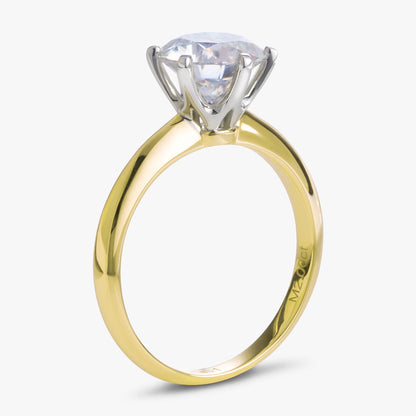 2 ctw Round Lab Grown Solitaire Engagement Ring