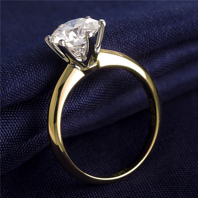 2 ctw Round Lab Grown Solitaire Engagement Ring