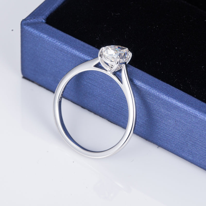 1 ctw Pear Lab Grown Diamond Classic Solitaire Engagement Ring