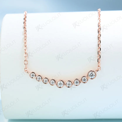 Round Shape Lab Grown Diamonds Necklaces