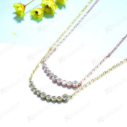 Round Shape Lab Grown Diamonds Necklaces