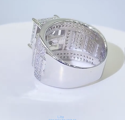 Luxury Lab Grown Diamond Men's Ring