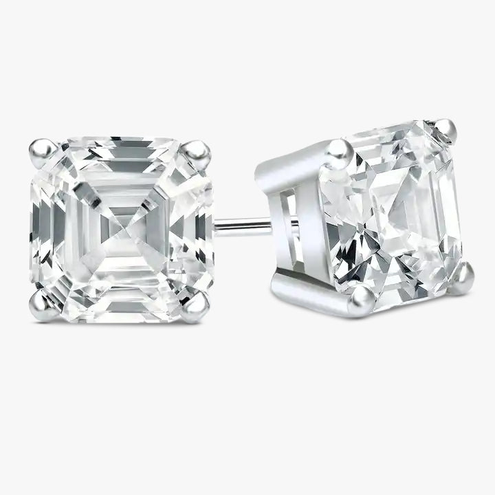 1 ctw Ascher Lab Grown Diamond Stud Earrings