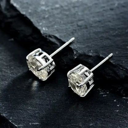 1 ctw Oval Lab Grown Diamond Stud Earrings