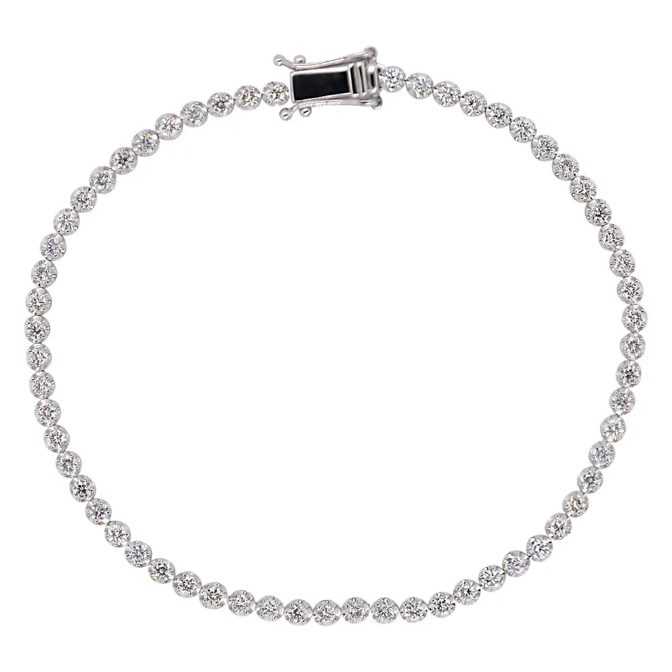 HTHP Lab Grown Diamond Tennis Bracelet