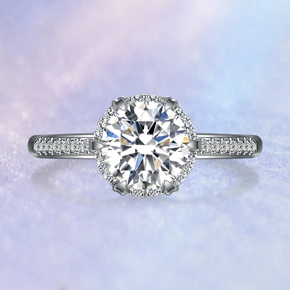 2 ctw Round Lab Grown Diamond Engagement Ring