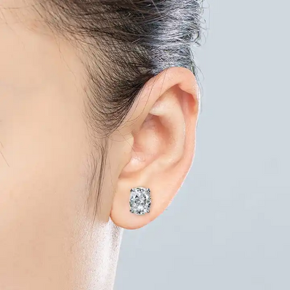 1 ctw Oval Lab Grown Diamond Stud Earrings