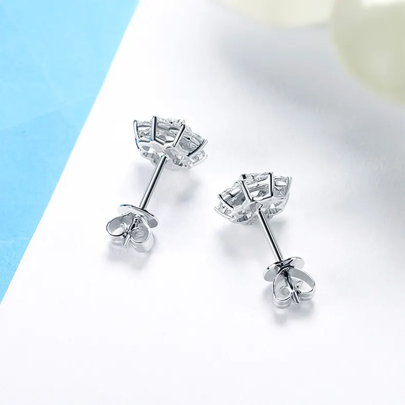 Lab Grown Diamond Sunflower Earring