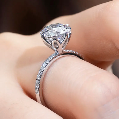 4 ctw Lab Grown Diamond Engagement Ring