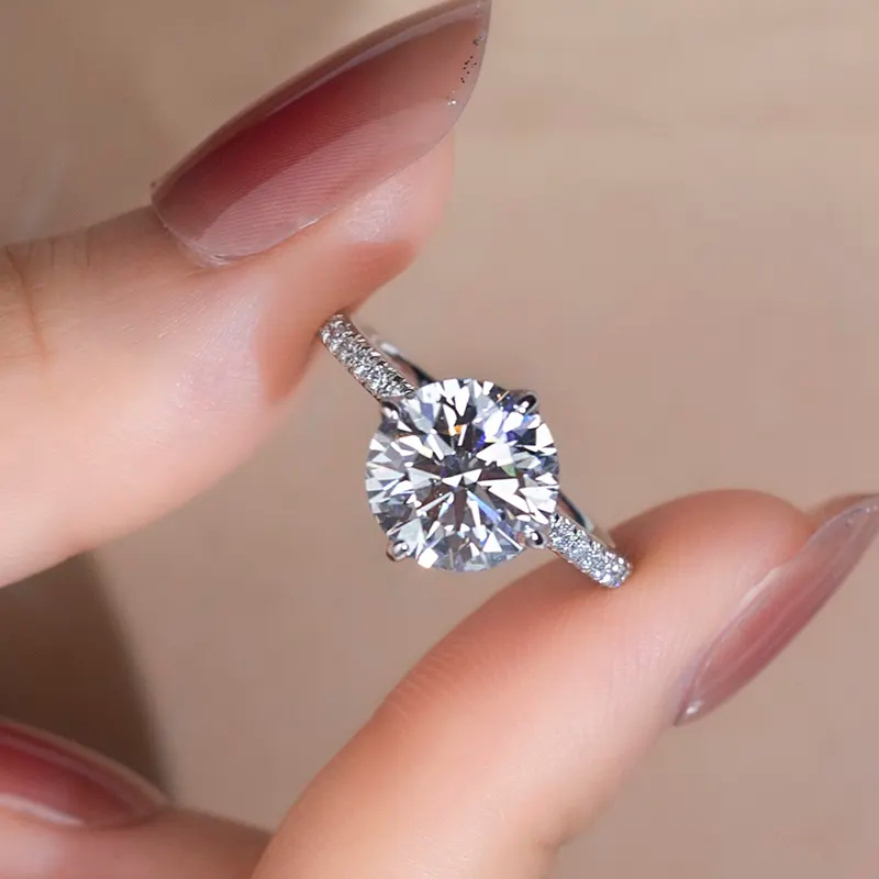 4 ctw Lab Grown Diamond Engagement Ring