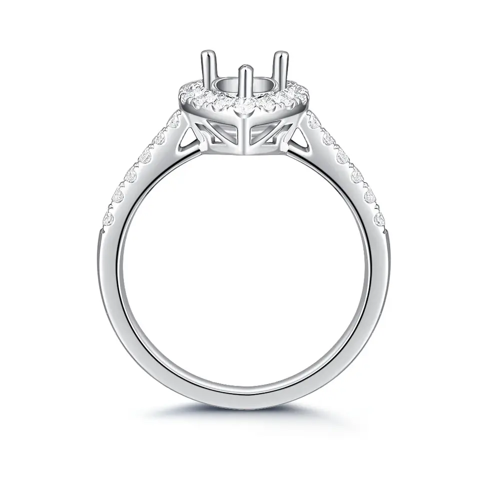 HPHT Lab Grown Diamond Engagement Ring