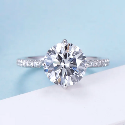 4 ctw Lab Grown Diamond Engagement Ring