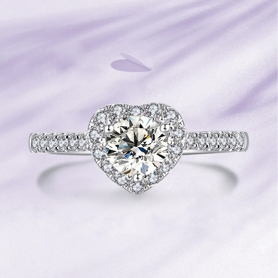 HPHT Lab Grown Diamond Engagement Ring