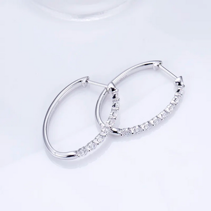 Lab Grown Diamond Hoop Earring