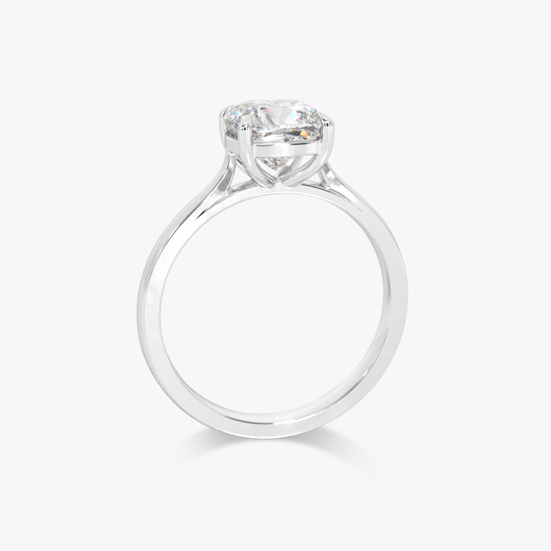 2 ctw Cushion Lab Grown Diamond Solitaire Classic Engagement Ring