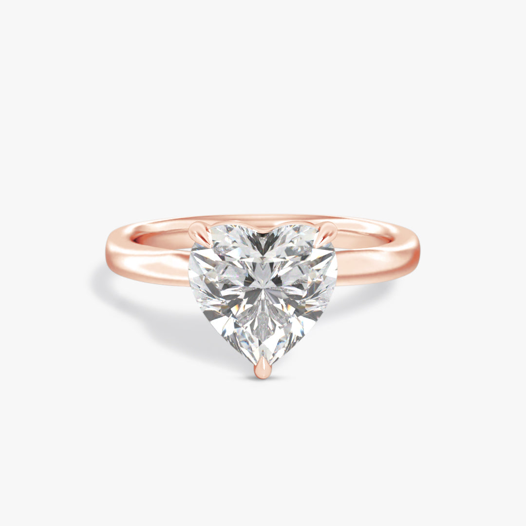 2 ctw Heart Lab Grown Diamond Solitaire Classic Engagement Ring