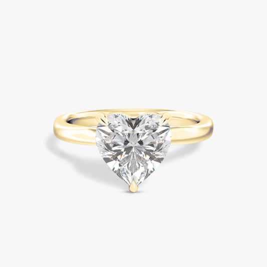 2 ctw Heart Lab Grown Diamond Solitaire Classic Engagement Ring