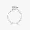 2 ctw Oval Lab Grown Diamond Solitaire Classic Engagement Ring