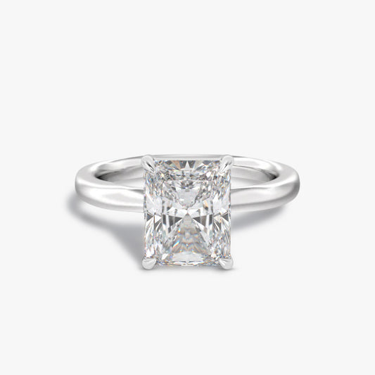 2 ctw Radiant Lab Grown Diamond Solitaire Classic Engagement Ring