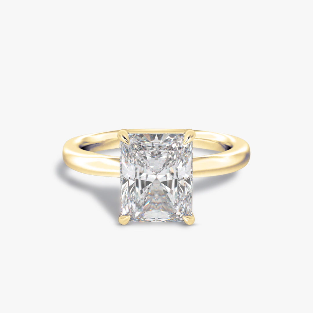 2 ctw Radiant Lab Grown Diamond Solitaire Classic Engagement Ring