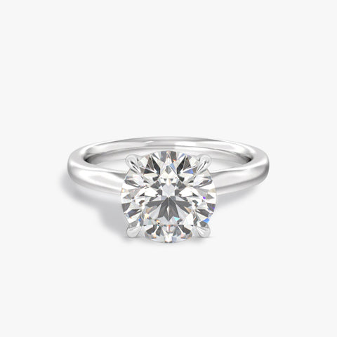 2 ctw Round Lab Grown Diamond Solitaire Classic Engagement Ring