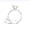 2.5 ctw Elongated Cushion Lab Grown Diamond Band Engagement Ring