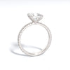 2.5 ctw Radiant Lab Grown Diamond Band Engagement Ring