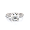 2.5 ctw Round Lab Grown Diamond Band Engagement Ring