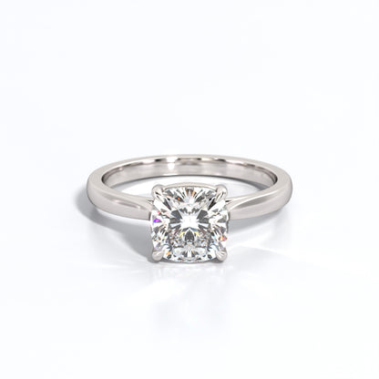 2 ctw Cushion Lab Grown Diamond Solitaire Classic Engagement Ring