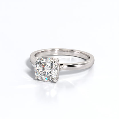 2 ctw Cushion Lab Grown Diamond Solitaire Classic Engagement Ring