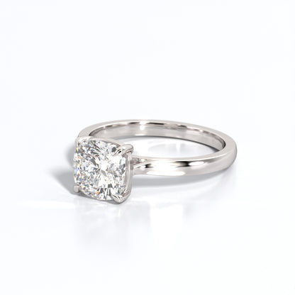 2 ctw Cushion Lab Grown Diamond Solitaire Classic Engagement Ring