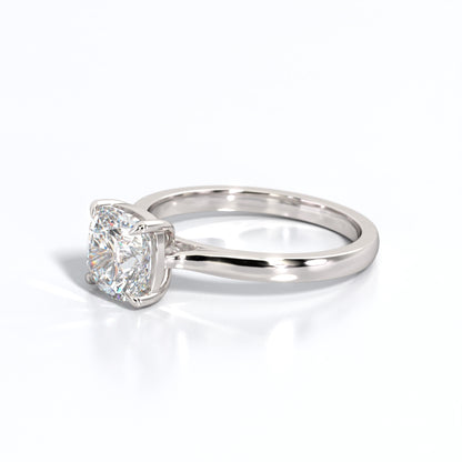 2 ctw Cushion Lab Grown Diamond Solitaire Classic Engagement Ring