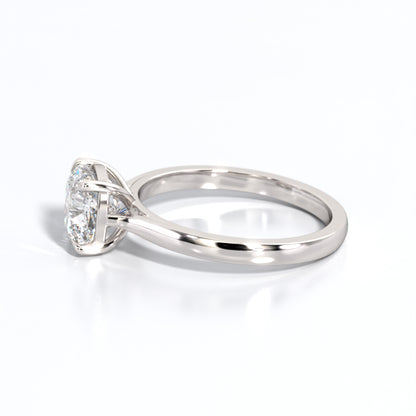 2 ctw Cushion Lab Grown Diamond Solitaire Classic Engagement Ring