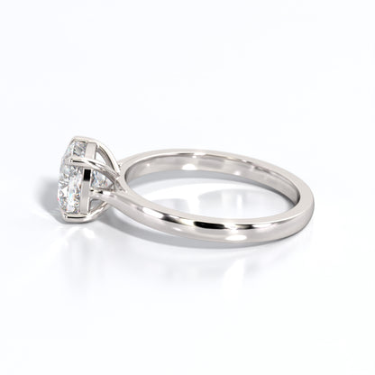 2 ctw Cushion Lab Grown Diamond Solitaire Classic Engagement Ring