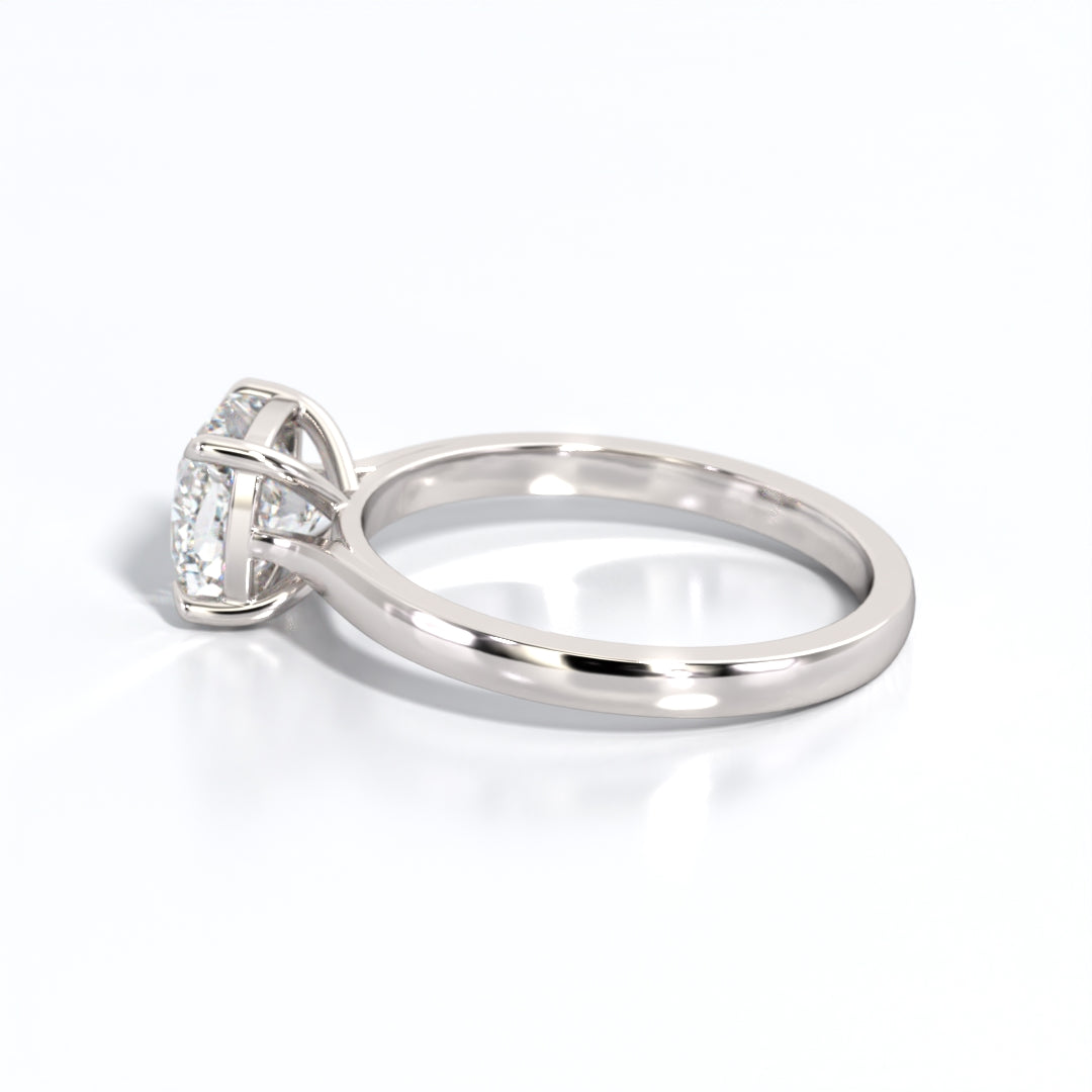 2 ctw Cushion Lab Grown Diamond Solitaire Classic Engagement Ring