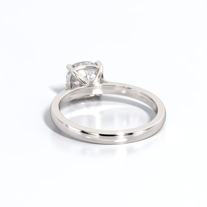 2 ctw Cushion Lab Grown Diamond Solitaire Classic Engagement Ring