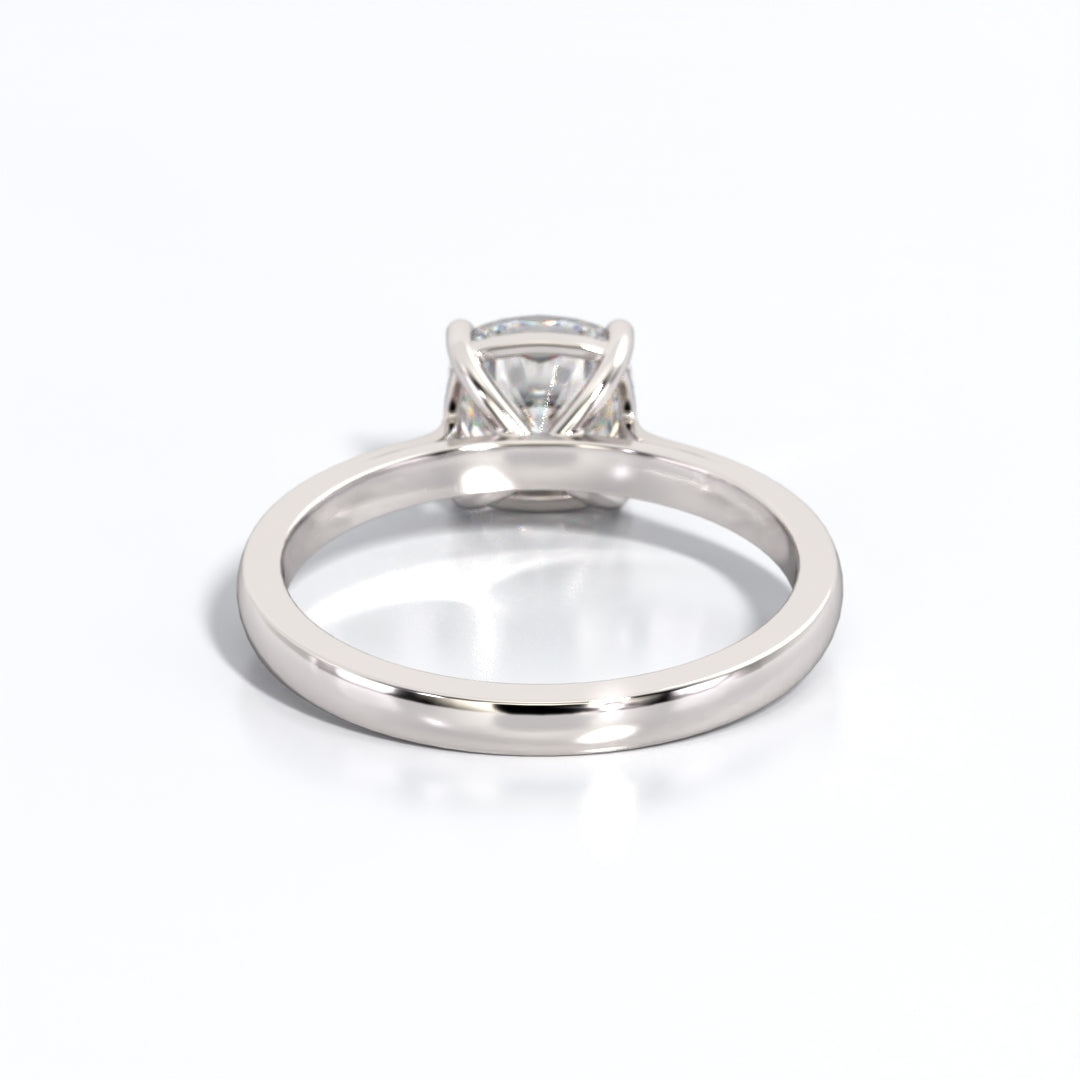 2 ctw Cushion Lab Grown Diamond Solitaire Classic Engagement Ring