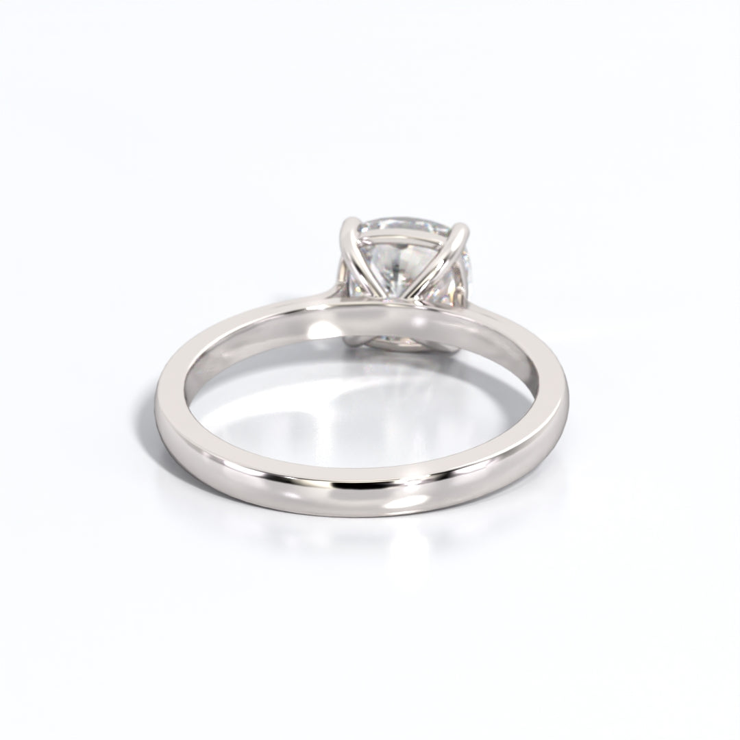 2 ctw Cushion Lab Grown Diamond Solitaire Classic Engagement Ring