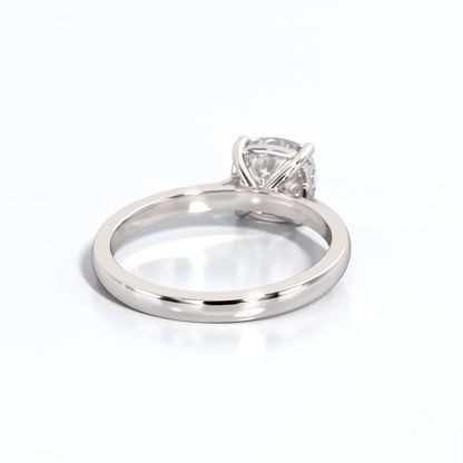 2 ctw Cushion Lab Grown Diamond Solitaire Classic Engagement Ring