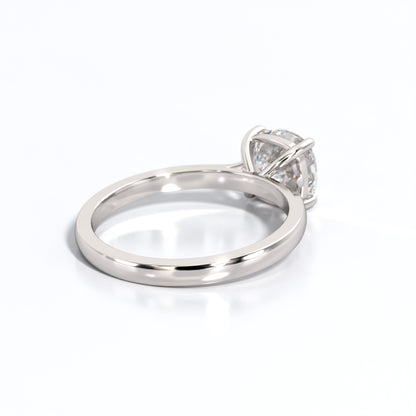 2 ctw Cushion Lab Grown Diamond Solitaire Classic Engagement Ring