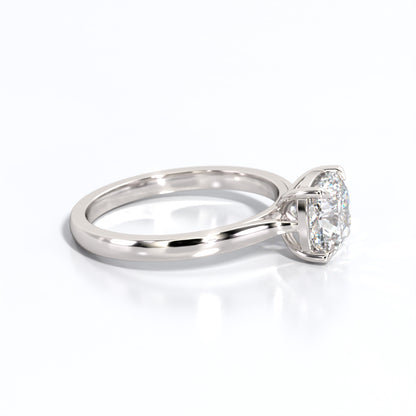 2 ctw Cushion Lab Grown Diamond Solitaire Classic Engagement Ring