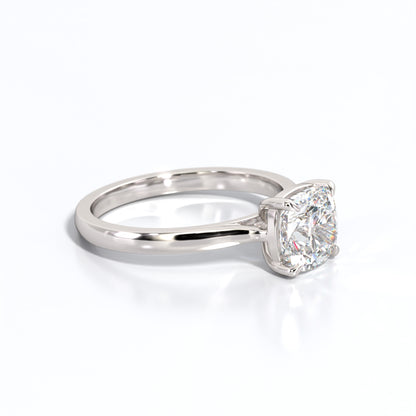 2 ctw Cushion Lab Grown Diamond Solitaire Classic Engagement Ring