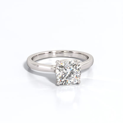 2 ctw Cushion Lab Grown Diamond Solitaire Classic Engagement Ring